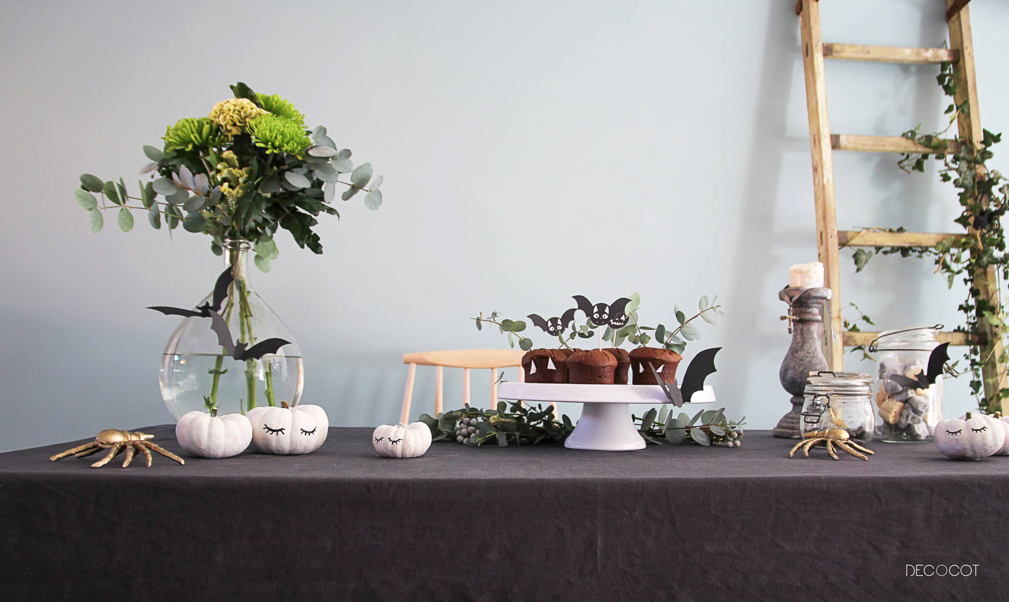 decor table diy halloween