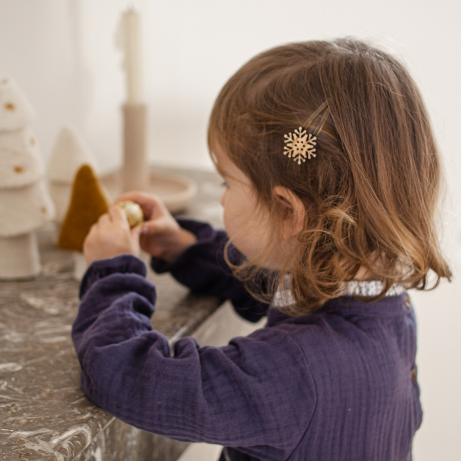 Barrettes de Noël Flocons - Decocot: decoration et accessoires en